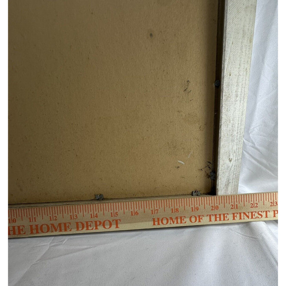 Vintage Paint by Number -The Blue Boy 31” x 21” White & Gold Frame Reproduction - Picture 11 of 12